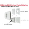 iMBAPrice IMBA-8081F-2BK Black Non- Metallic Universal Siding Block for Light