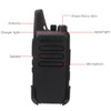 5W Two Way Walkie Talkie Handheld Rechargeable Civilian Radio Walkie