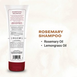 The Grandpa Soap Company Shampoo - Purifying With Rosemary and Lemongrass Oils, Leaves Scalp and Hair Feeling Clean and Fresh, All Hair Types, Vegan, Sulfates and Parabens Free, 8 Fl Oz