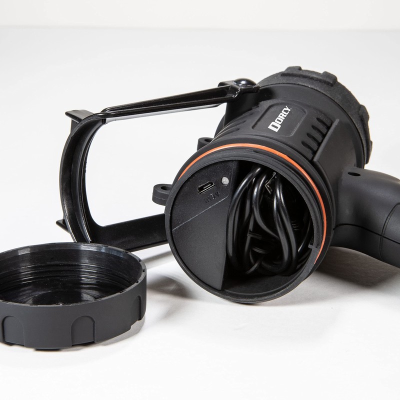 Dorcy USB Rechargeable Spotlight 500 Lumens, Black