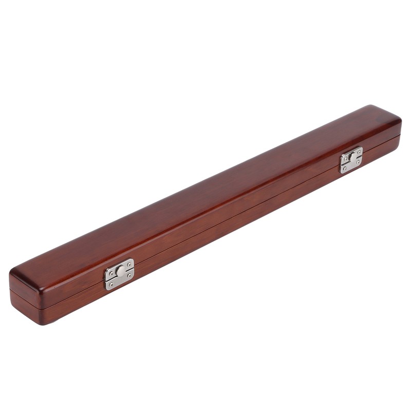 Baton Box Band Playing Guide Rod Wooden Protective Storage Case