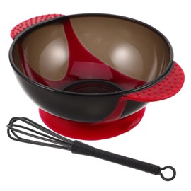 FOMIYES 2pcs Hair Coloring Set: Dye Tinting Bowls and Mixer Whisk Stirrer Set - Hair Dye Tinting Tools for Home Salon DIY Hairdressing Hairstylist Bleaching Dyeing