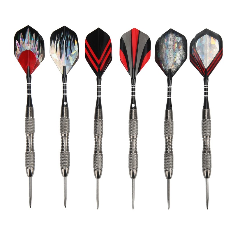 12Pcs Dart Set Stainless Steel Tip Anti Fall Competitive Entertaining