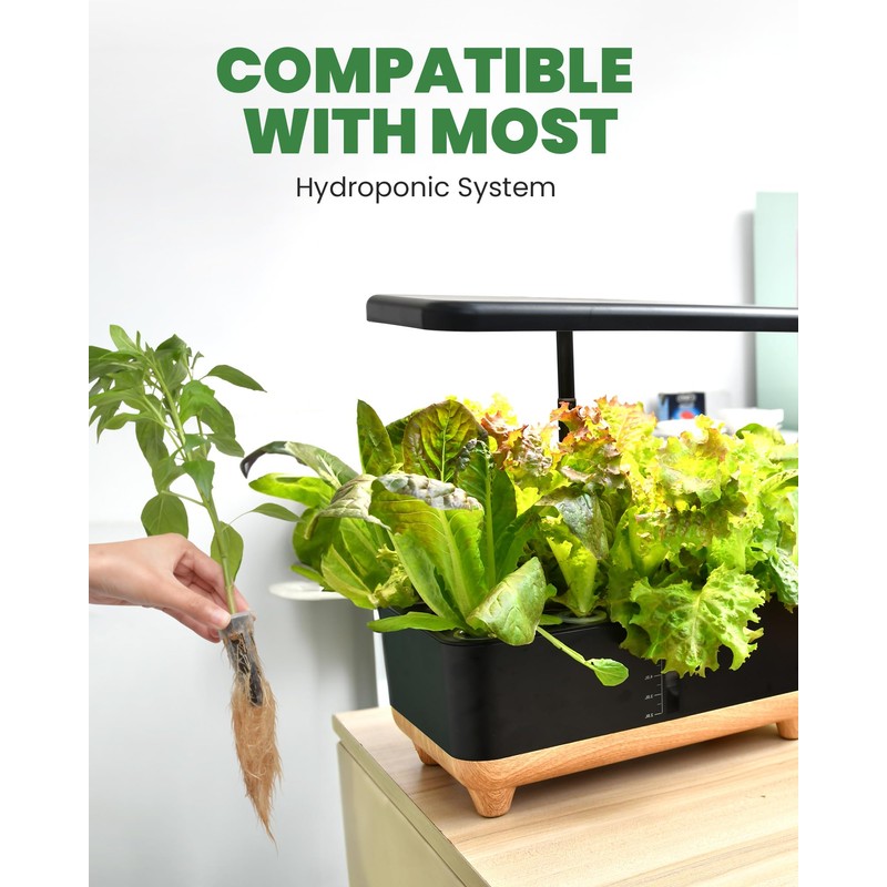 RAINPOINT 69-Piece Hydroponic Seed Pod Kit - Compatible Growing System