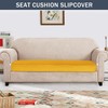 Stretch Cushion Cover, Soft Velvet Plush Cushion Slipcovers Loveseat Sofa