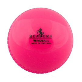 Readers Windball practice cricket ball - bulk discounts (Pink - junior, 6 ball pack)