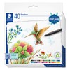 STAEDTLER Triplus Fineliner 334 Triangular Fineliner, Approx. 0.3 mm, Cardboard