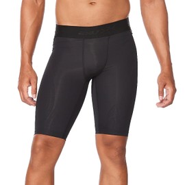2XU Men's Force Compression Shorts - Compression Shorts for Enhanced Support and Recovery - Black/Nero - Size 3X-Large