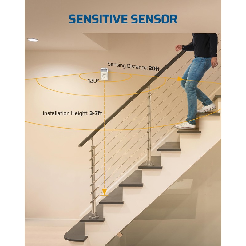 DEWENWILS Motion Sensor Light Socket, E26/E27 Screw in Dusk to