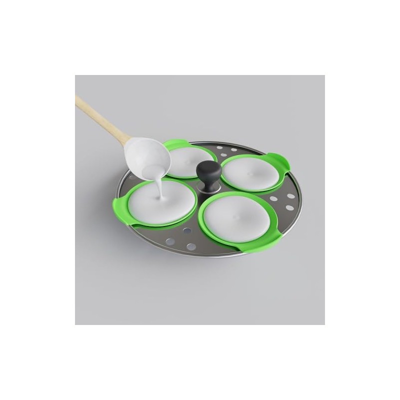SKYDUE Silicone Idli, Dhokla, Cupcake & Muffin Maker – BPA-Free,