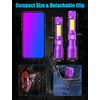 UV Rechargeable Flashlights Tactical,1000 High Lumens 3 in 1 LED