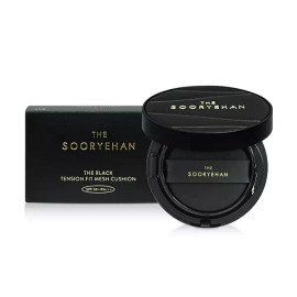 Suryeohan 수려한 더 블랙 텐션 핏 메쉬쿠션 (본품+리필) [21호] Suyeoran The Black Tension Fit Mesh Cushion (Main Product + Refill) [No. 21]