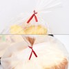 800pcs 4" Metallic Twist Ties(Red) for Bakery, Candy Bags, Coffee