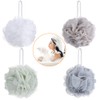 Bath Sponge 4 Pieces Mesh Shower Sponge Bath Shower Sponge