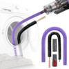Pulyibo Dryer Vent Cleaner Kit,Flexible Hose Crevice Nozzle Tool Compatible