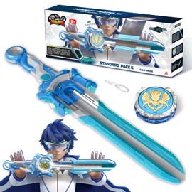 INFINITY NADO Battling Toys, Spinning Top and Sword Launcher Battle Set Toys for Kids, Battle Brust Sword Top Toys for 5 6 7 8 9 10 11 12 Year Old Boys, Gale Wings