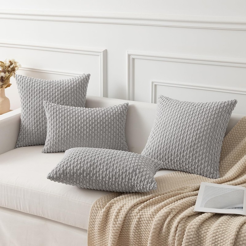 Kevin Textile Set of 2 Decorative Pillows Covers for Couch