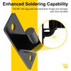 1-3/8" Chain Link Gate Hinges, Wall Mount Fence Gate Hinge