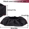 Winch Cover Waterproof and snowproof Heavy Duty 600D Breathable Oxford