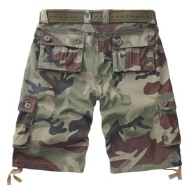 GSGGIG - Pantalones cortos para mujer, pantalones cortos de senderismo, bermudas tipo cargo de 7 pulgadas, pantalones cortos de camuflaje Y2K de verano con bolsillos, C29 Camuflaje, 14