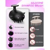 Scalp Massager Hair Growth Shampoo Brush, Silicone Scalp Scrubber Shower