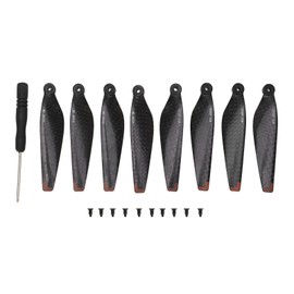 8Pcs Drone Propellers Carbon Fiber Lightweight Drone Blades Replacement for Mini 3 Black