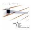 Exhivit Mensula Gancho Panel Ranurado Exhibipanel 30 Cm 30 Piezas