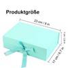 Gift Box with Bow, 23 x 17 x 7 cm,