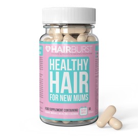 HAIR BURST Postpartum Vitamins For Hair Loss - Hairburst Pregnancy Supplements With Added Biotin, Folic Acid & B Vitamins - Breastfeeding For Prenatal & Postnatal Use - 30 Day Capsule Supply