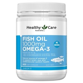Healthy Care Fish Oil 1000mg Omega 3 400 Capsules / 헬씨케어 피쉬 오일 1000mg 오메가3 400캡슐