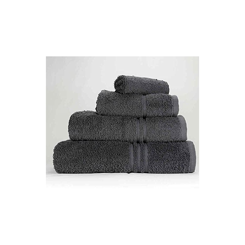 Blue Label 500gsm Plain Charcoal Grey Hand Towel (SEE SIZE
