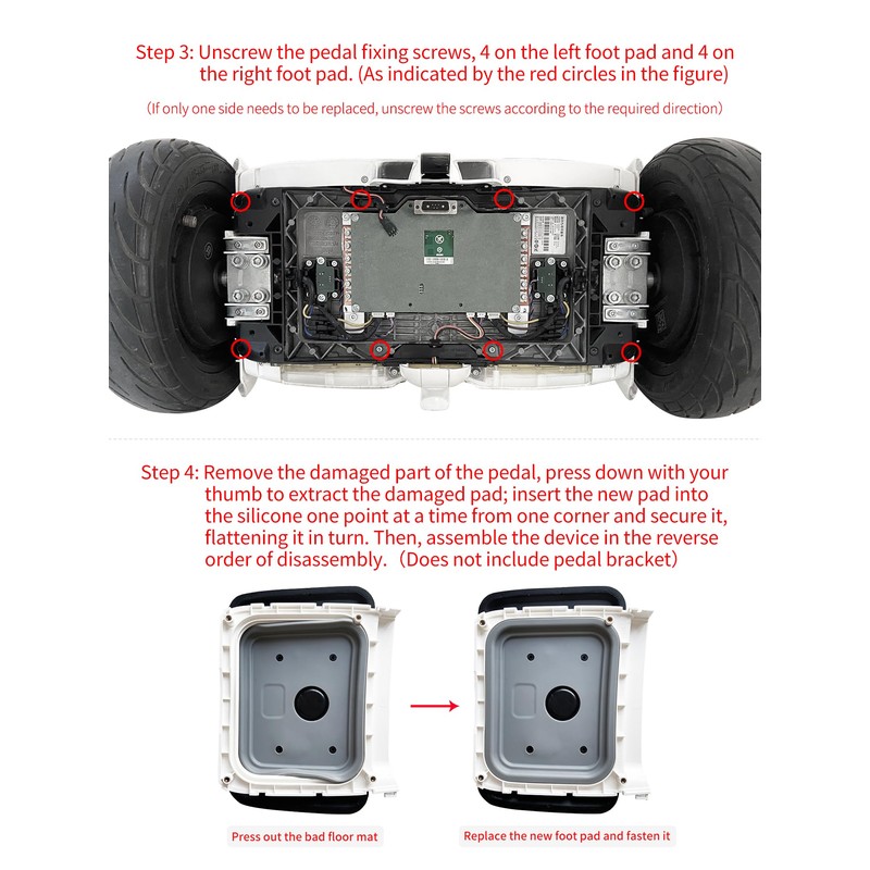 Foot pad suitable for Segway Ninebot S/mini PRO/S2/S-Max self-balancing electric