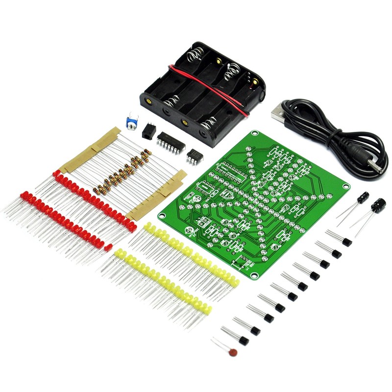 Gikfun Electronic LED Flashing Lights Soldering Practice Board PCB DIY