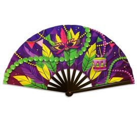 Infinity Republic Mardi Gras (Party) X-Large Hand Fan