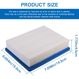 LOCOPOW 1015426 Air Filter for Club Car DS Gas Golf Cart Carryall Models with FE290 FE350 Machine 1992 and Up Stens # 100-659 Sunbelt B1SB8331 Prime Line 7-08328 Performance