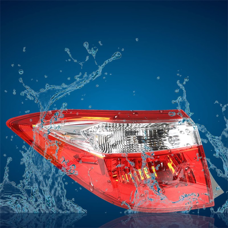 RainMan S Red Clear Tail Light Signal Lamp Outer Driver