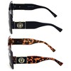 V.W.E. 2 Pairs Oversized Bold Women Bifocal Reading Sunglasses Lion