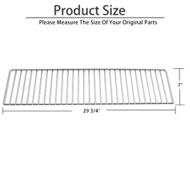 Plowo Grill Warming Rack for Bull 30" Grills, Stainless Steel Grill Rack for Bull Angus Outlaw Lonestar or Other 30" Grill, Bull BBQ Replacement 30 Inch Grill Warming Rack, 47004