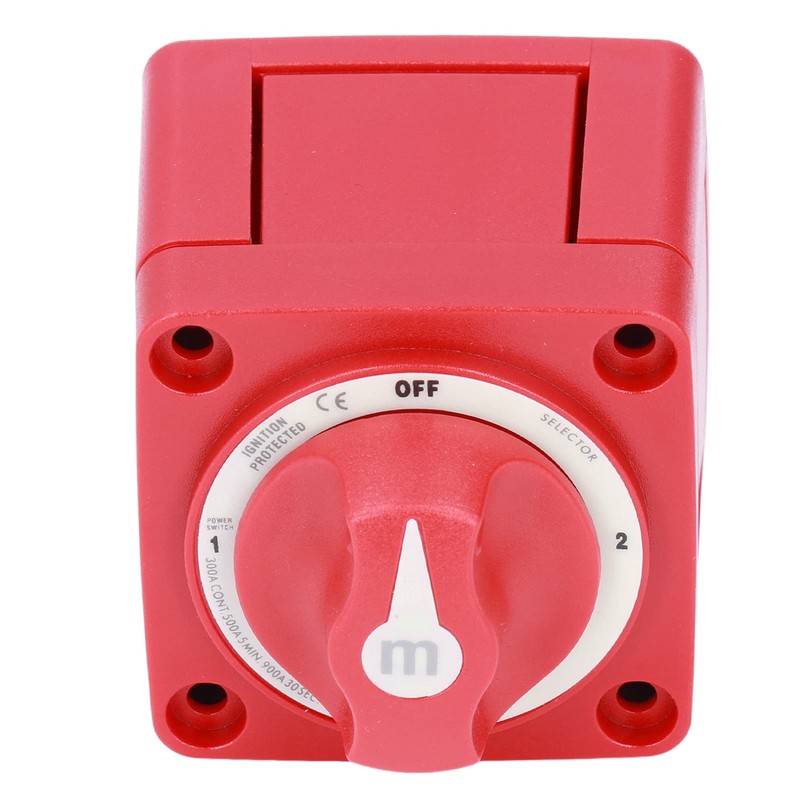 Zerodis マリンボート車トラックトレーラーrv用の300aバッテリースイッチ3ポジションデュアル回路パワーオフ切り替え絶縁体