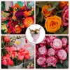 Florist Bouquet Wrapping Paper - 20 Sheet Pack of Waterproof,