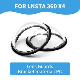 VARKAGE Pack of 2 Premium Lens Protectors for Insta360 x4, Rotatable Lens Protector, Anti-Scratch, Standard Lens Protector - Insta360 X4 Accessories