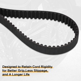 VG MOTO 137T 1" Rear Drive Belt Replacement for Harley Davidson Sportster XL883 XL1200 XR1200 2007-2022 FLHT/R/X FLTR 2007-2008 Replace 40024-07 40591-07 1204-0061