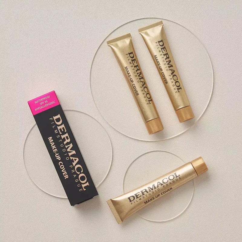 Dermacol 더마콜 메이크업 커버 파운데이션 30ml 6color [208] Dermacol Makeup