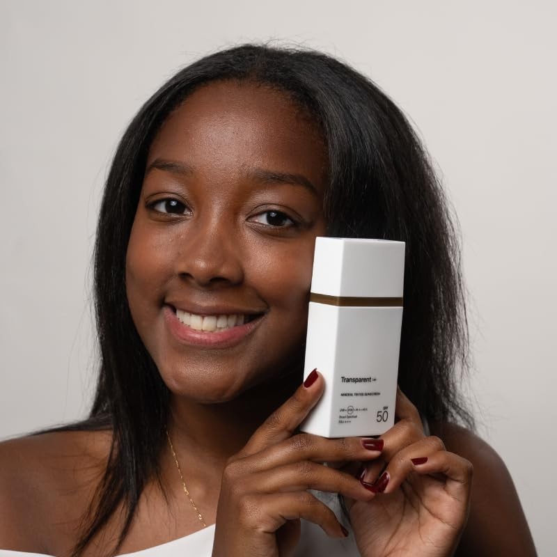 Transparent Lab Mineral Tinted Sunscreen Dark - Sonnenschutz mit physikalischen