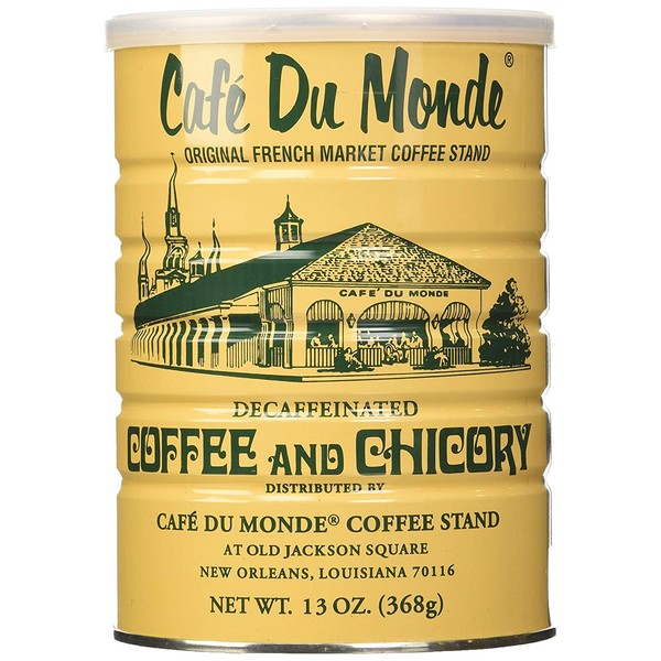 Cafe Du Monde Coffee and Chicory Decaffeinated, 13 Ounce, 3 Pack