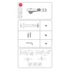 GARDINIA Bracket with Mounting Plate for Curtain Rods, 1-Rod Holder,