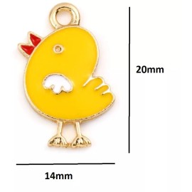 Shelly's Buttons and More Baby Chick Charms - Baby Bird Embellishments - Shelly's Buttons - Craft Jewelry