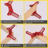 Mardatt 4Pcs 90 Degree Right Angle Clip, Picture Frame Corner
