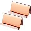 2 Pack Stainless Steel Business Cards Holders Desktop Card Display