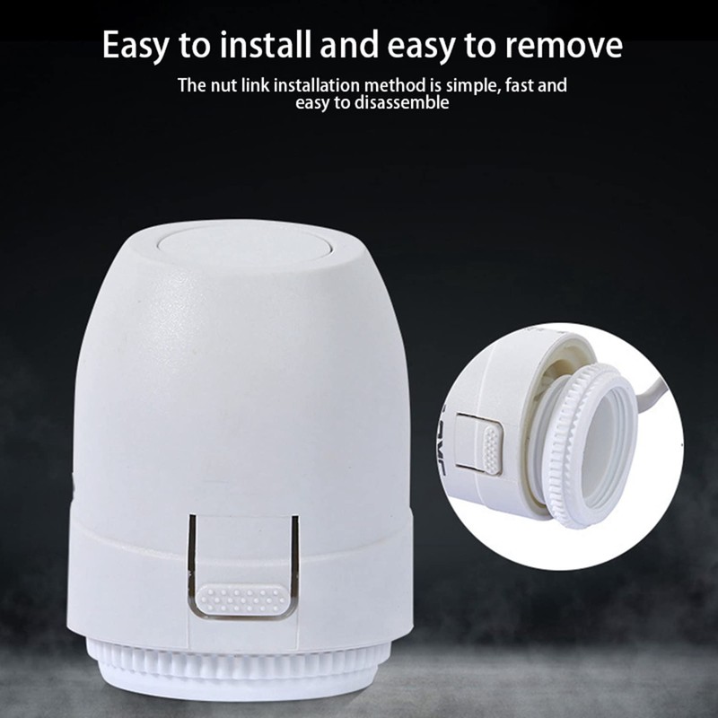 6X Floor Heating Valve NC AC 230V Electric Thermal Actuator